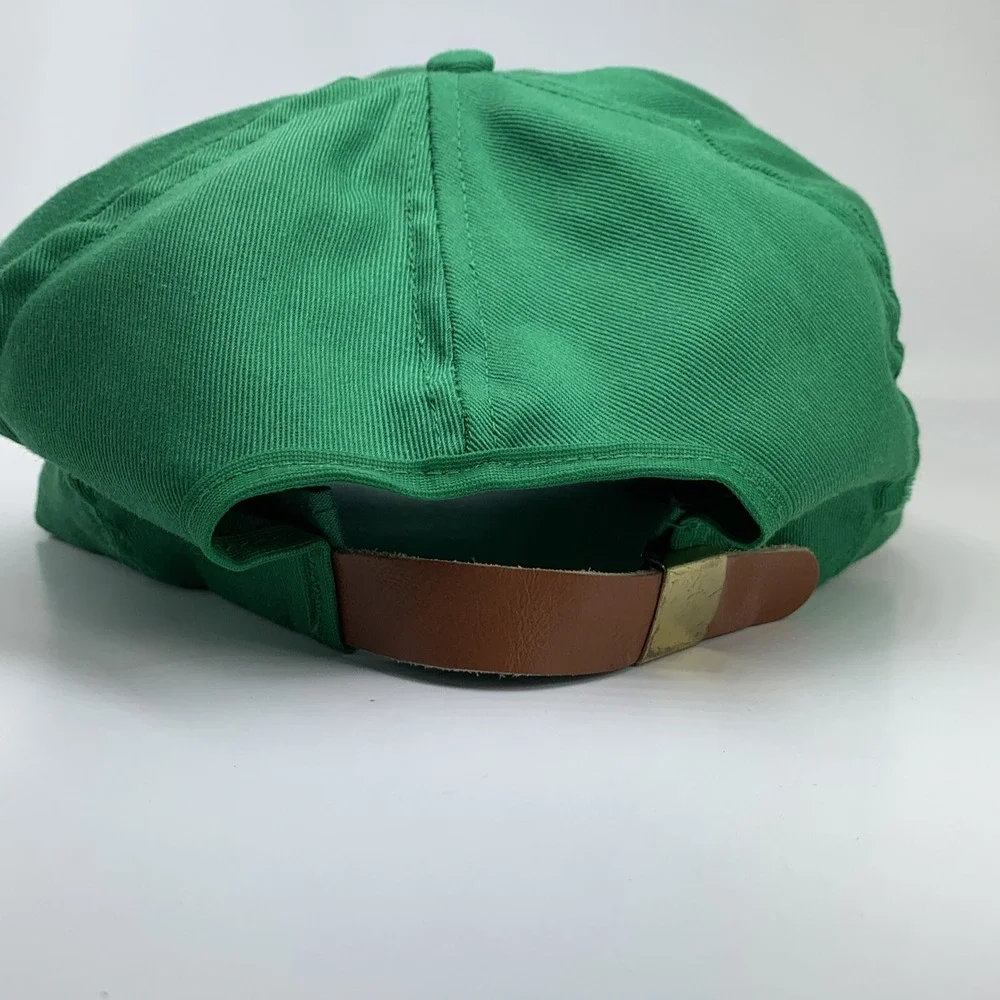 Vintage Interurban Eating House Hat Green Adjustable Strapback Cap Rope Made USA